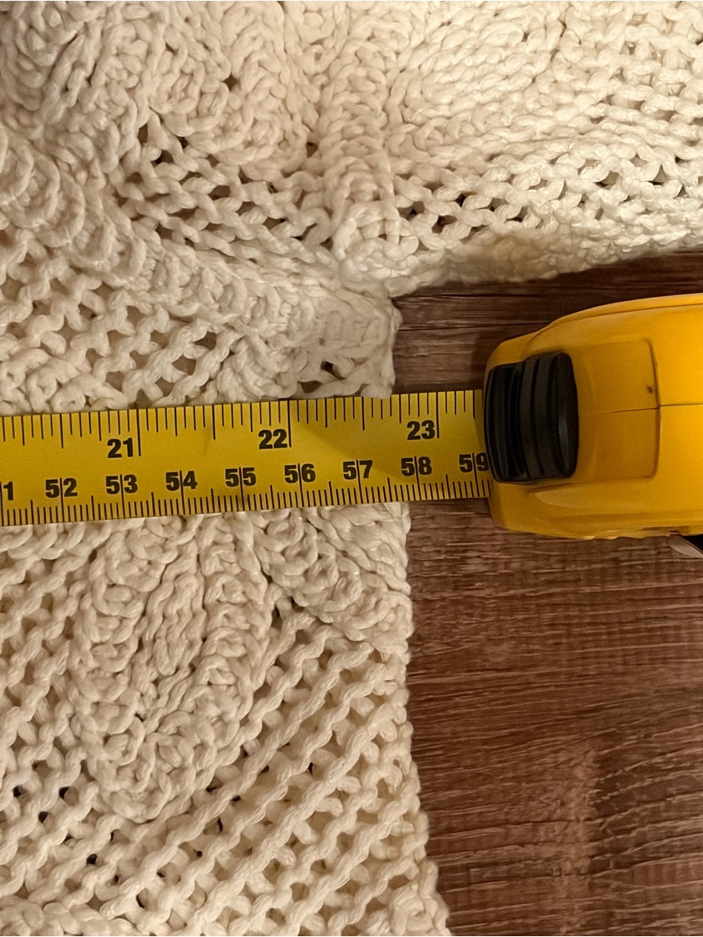 Sézane Nora Pointelle Cardigan Ecru XL (European) - Picture 2 of 4
